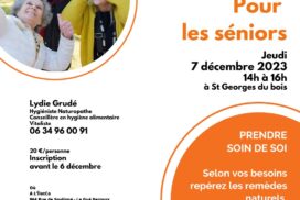 Atelier Vitalisme : Prendre soin de soi - Spécial Séniors ⎪ 07-12/23 ⎪ 14h à 16h